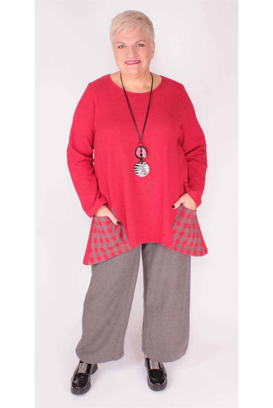 Red Just Tunic 